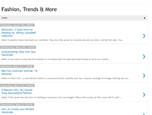 Tablet Screenshot of fashiontrendsmore.com